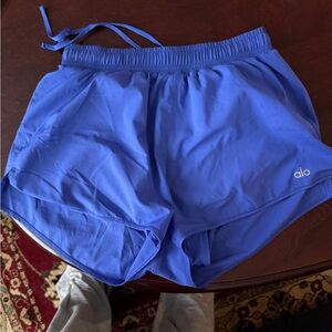 ALO Yoga Women's Vibrant Blue Athletic Shorts